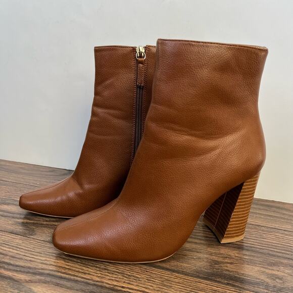 Missguided Brown Heel Ankle Boots - Picture 1 of 7